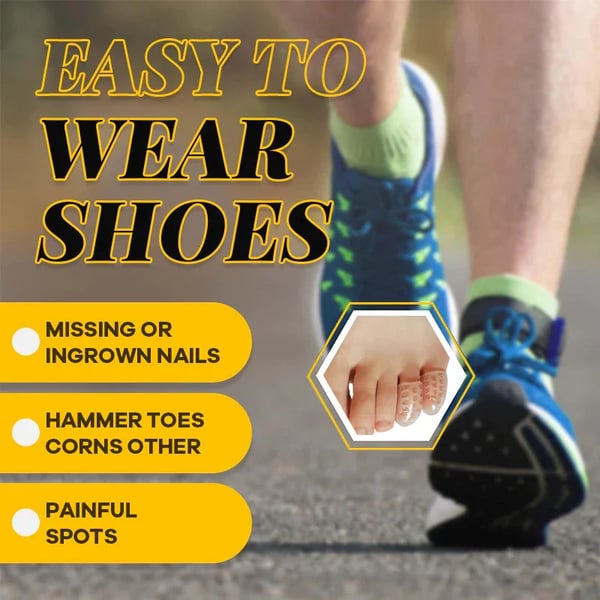 Ultimate Comfort Silicone Toe Protectors: Anti-Friction Shoe Inserts for Blister Prevention and Relief