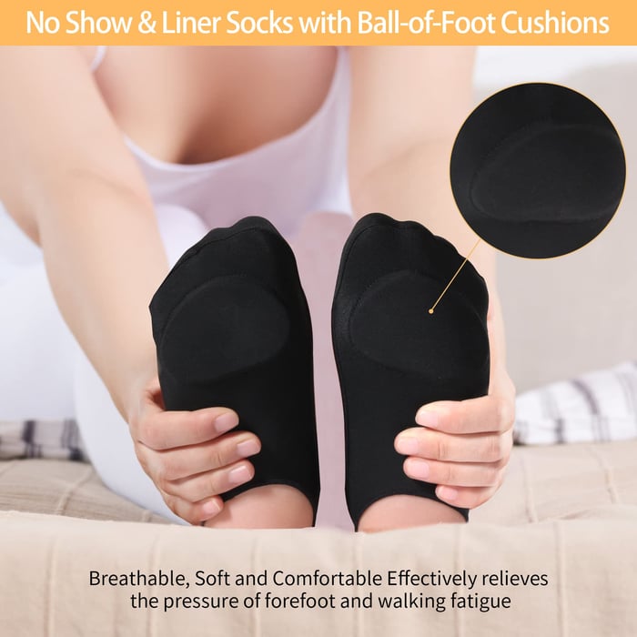 🔥Premium 2024 Sock-Style Ball of Foot Cushions for Women