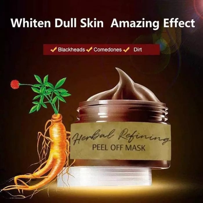Ultra Herbal Refining Peel-Off Face Mask - Natural Skin Renewal & Exfoliation