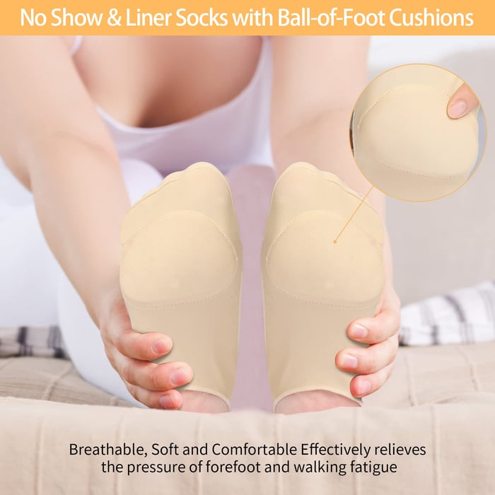 🔥Premium 2024 Sock-Style Ball of Foot Cushions for Women