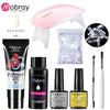Load image into Gallery viewer, Get a Professional Look: UV LED Lamp Gel Poly Nail Gel Polish Kit