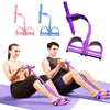 Cargar imagen en el visor de la galería, Revolutionize Your Workout: 4-Tube Pedal Ankle Puller - 21-in-1 Fitness Resistance Bands
