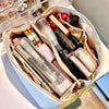 Load image into Gallery viewer, Organize in Style with Luxury Leather Makeup Bag - High Capacity Travel Cosmetic Case!