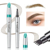 Get the Brows of Your Dreams with QIC Four-Jaw Liquid Eyebrow Pencil - Waterproof and Sweat-Proof